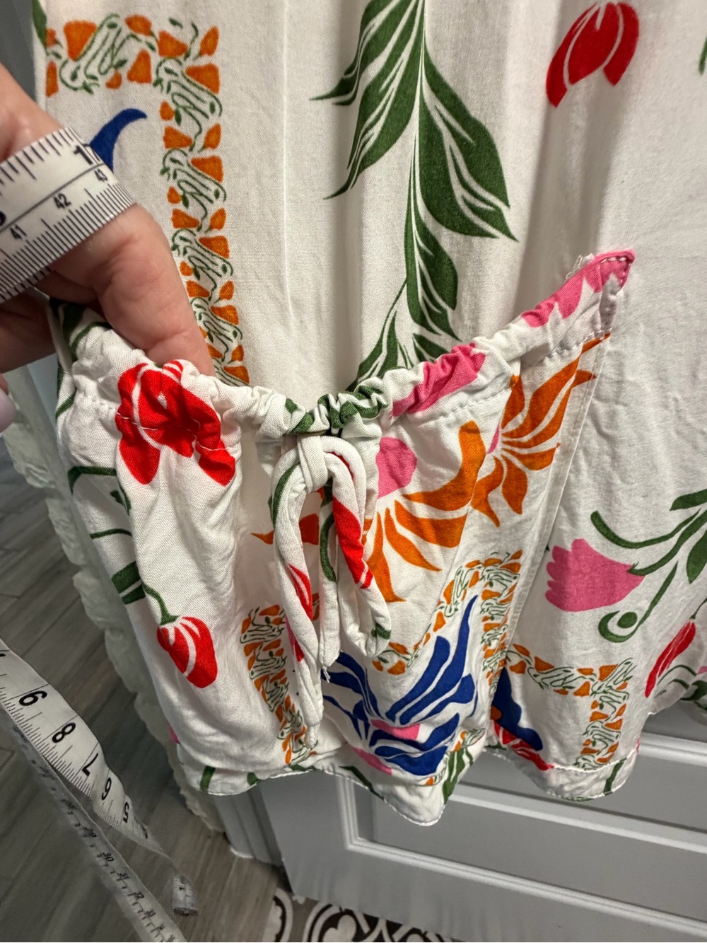 Floral Button-Front Romper - Lined - Picture 2 of 10
